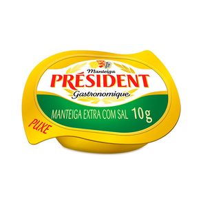 Manteiga Extra Com Sal President - Caixa 192x10g