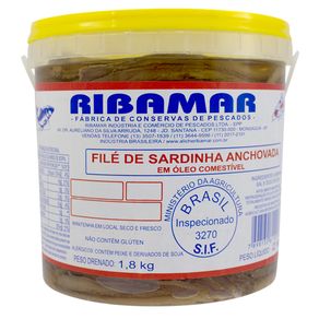 Aliche Ribamar 1,8kg Anchovada