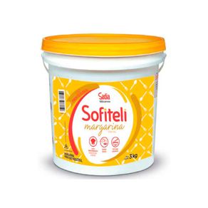 Margarina 75% Lipídios Com Sal Sofiteli 3kg