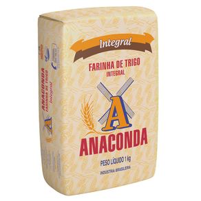 Farinha Trigo Integral Anaconda 1kg