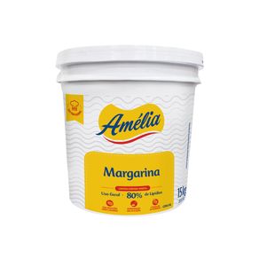 Margarina 80% Lipídios Com Sal Amélia 15kg