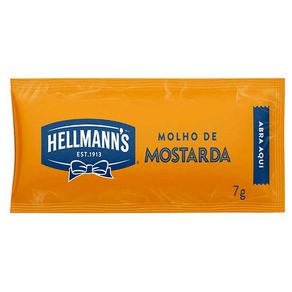 Mostarda Hellmann's - Caixa 168x7g