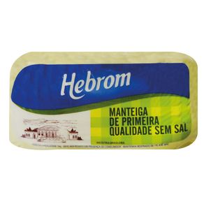Manteiga Sem Sal Hebrom 5kg