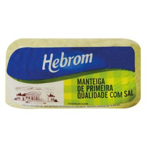 Manteiga Com Sal Hebrom 5kg