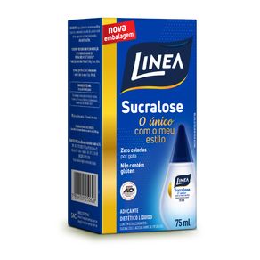 Adoçante Liquido Sucralose Linea - Caixa 6x75ml