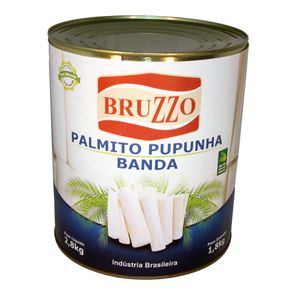 Palmito banda pupunha Bruzzo 1,8kg