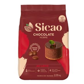Chocolate ao leite Nobre Gotas Sicão 2,05kg