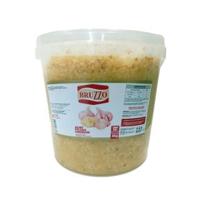 Alho Picado Premium Sem Sal Bruzzo 3kg