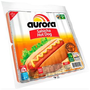 Salsicha Hot Dog Aurora 3kg