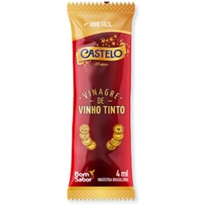 Vinagre Tinto Castelo - Caixa 200x4ml