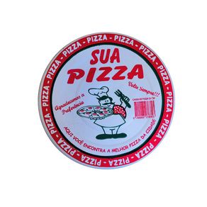 Caixa Pizza Branca 25cm com Impressão