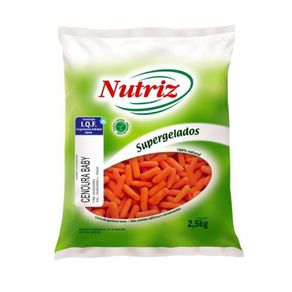 Cenoura Baby Congelada Nutriz 2,5Kg