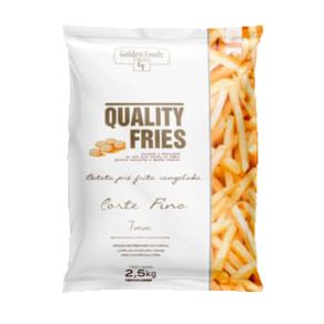 Batata Palito Fina Quality Fries 2,5kg 7mm