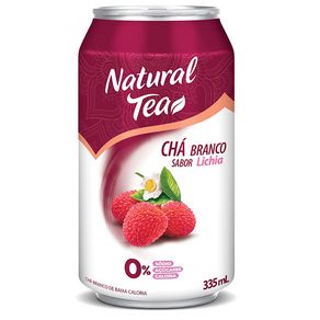 Chá Branco Com Lichia Natural Tea 335ml