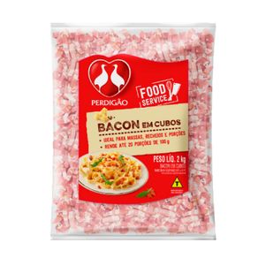 Bacon Em Cubos Perdigao 2kg