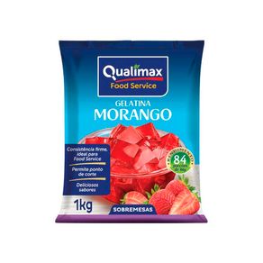 Gelatina Qualimax 1kg Morango