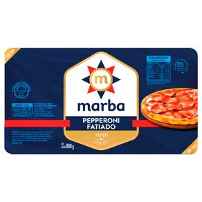 Pepperoni Fatiado Marba 800g
