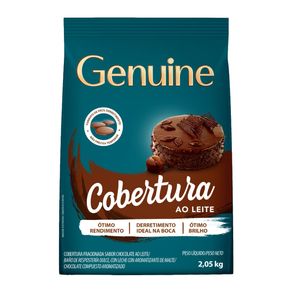 Cobertura Chocolate Ao Leite Genuine Moedas 2,05kg