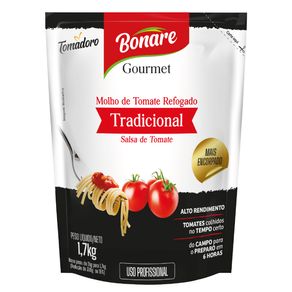 Molho Tomate Tomadoro Bonare Gourmet Pouch 1,7 kg
